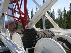 Den stora kranen 550ton på Ursåsen
